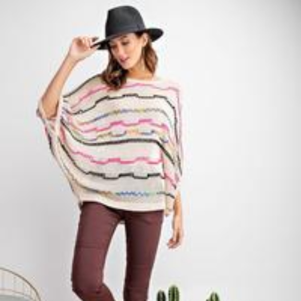 colorful lightweight sweater